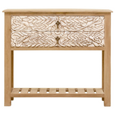 The Attic Jodhpur Wooden Console Table Natural